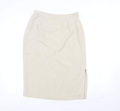 Anne Brooks Womens White   A-Line Skirt Size 12