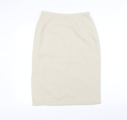 Anne Brooks Womens White   A-Line Skirt Size 12