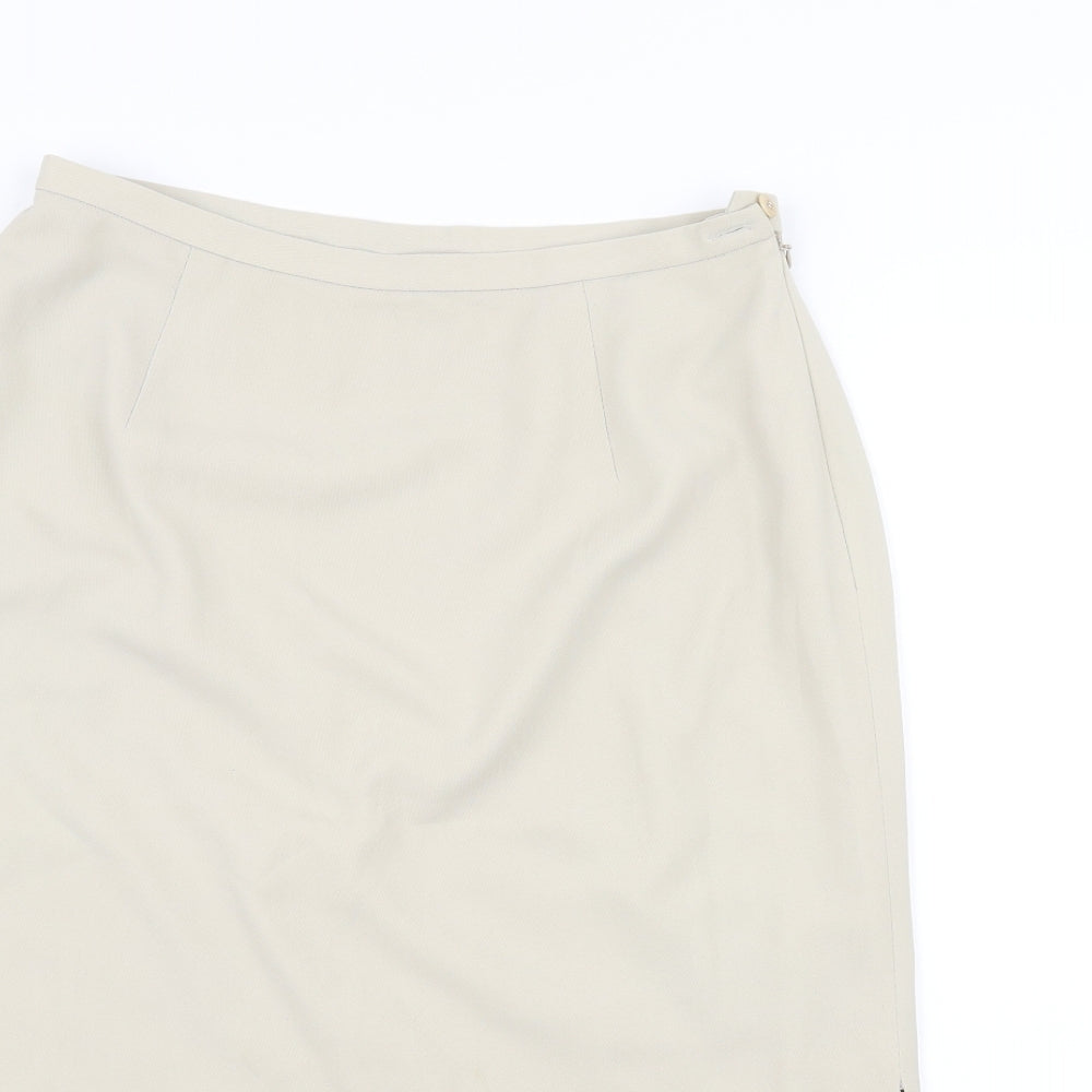 Anne Brooks Womens White   A-Line Skirt Size 12