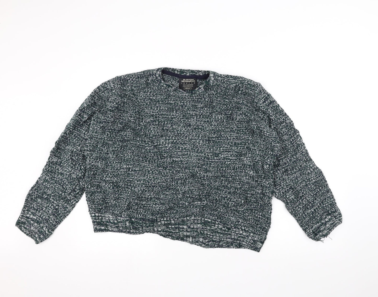 Burton Mens Black  Knit Pullover Jumper Size M