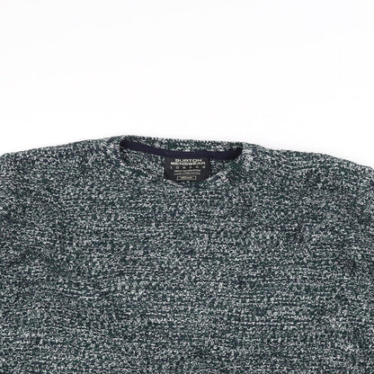 Burton Mens Black  Knit Pullover Jumper Size M