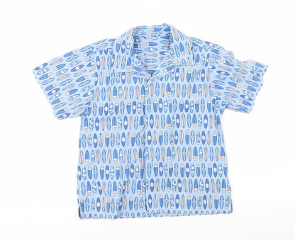Marks & Spencer Boys Blue   Basic Casual Size 2-3 Years  - surfboards