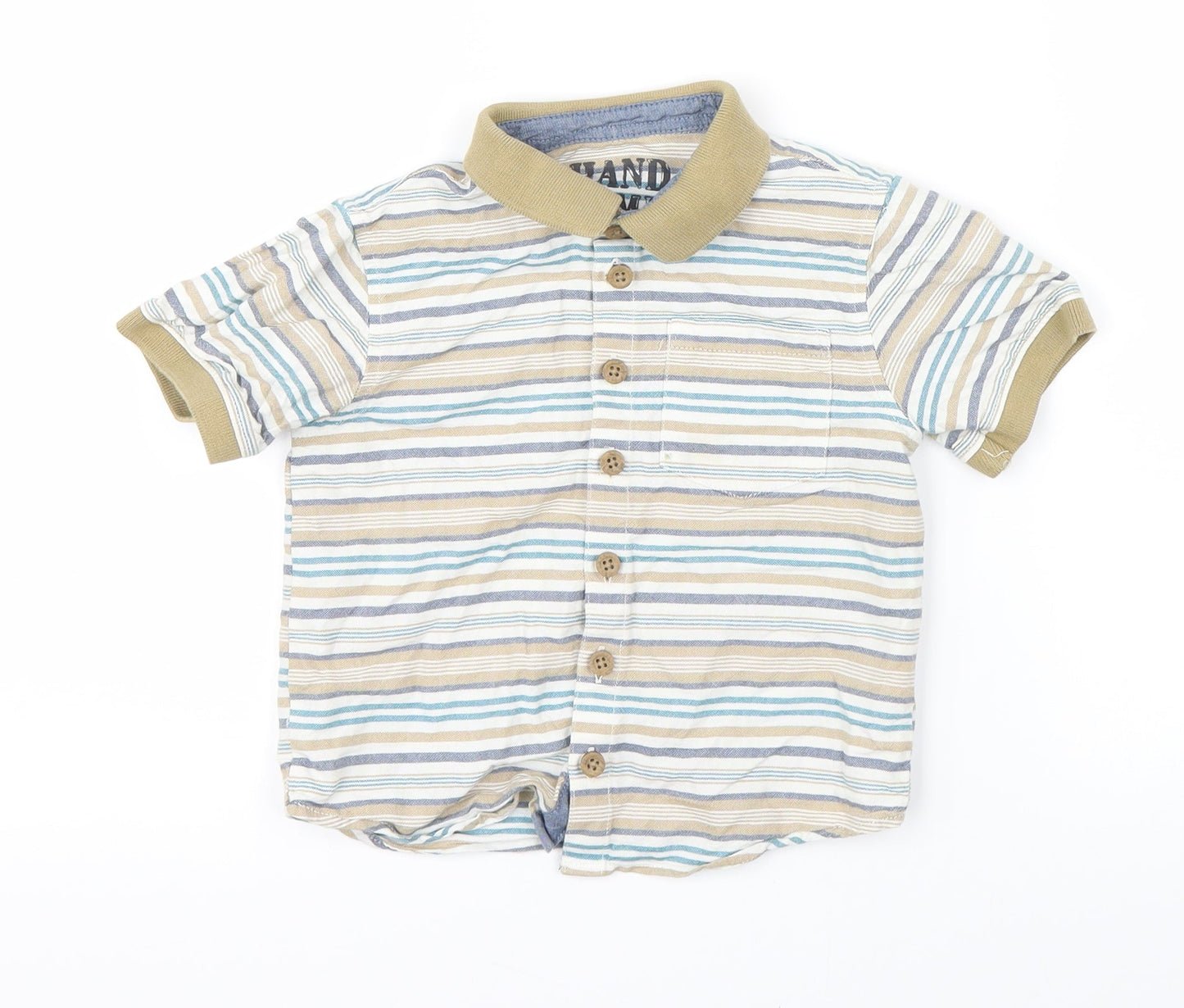 Handsome Boys Multicoloured Striped  Basic Polo Size 2-3 Years