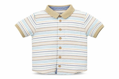 Handsome Boys Multicoloured Striped  Basic Polo Size 2-3 Years