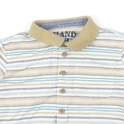 Handsome Boys Multicoloured Striped  Basic Polo Size 2-3 Years