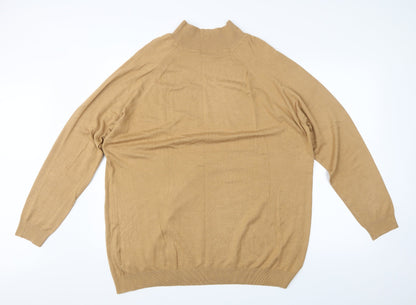 Bonprix Womens Brown Pullover Jumper Size 2XL