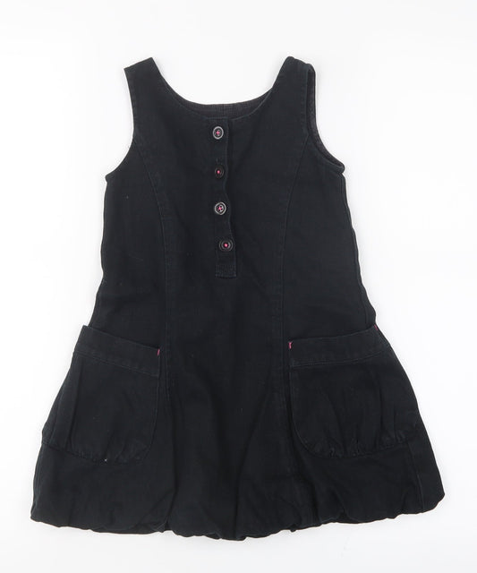 Mini Limited Girls Black  Denim A-Line  Size 2-3 Years