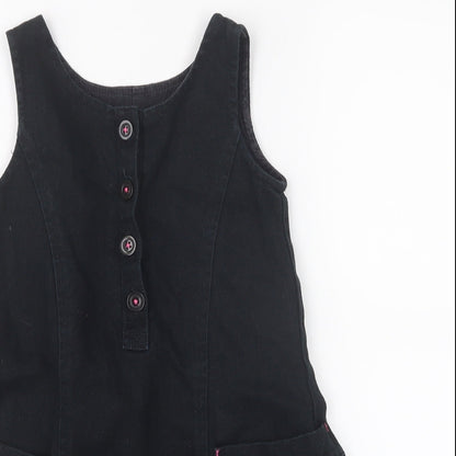 Mini Limited Girls Black  Denim A-Line  Size 2-3 Years