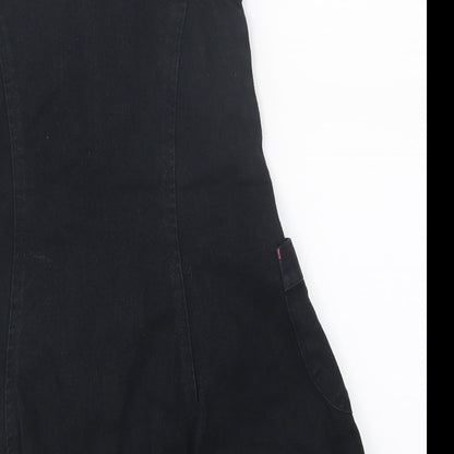 Mini Limited Girls Black  Denim A-Line  Size 2-3 Years