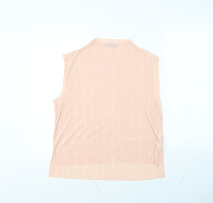 Womens UK Size 14 New Look Pink Basic Blouse