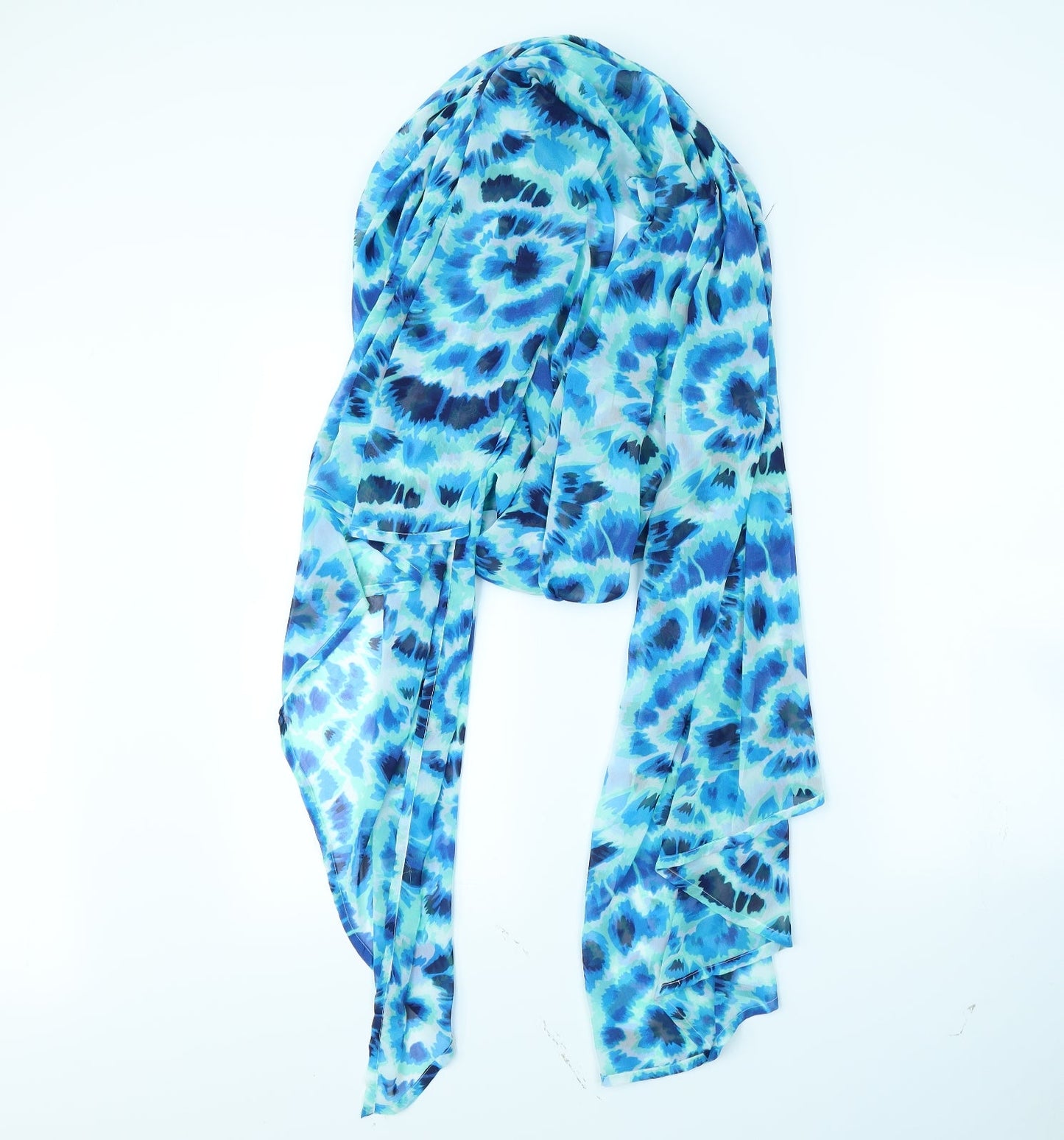 Preworn Womens Blue Paisley   Scarf