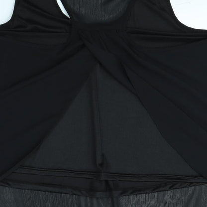 Womens UK Size 3XL Preworn Black Basic Tank