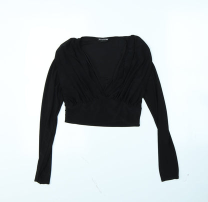 pretty little thing Womens Black   Basic Blouse Size 12
