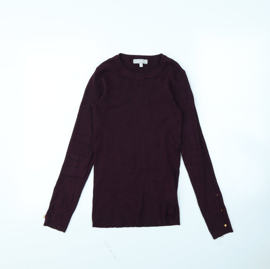 Red Herring Womens Purple   Pullover Jumper Size 8