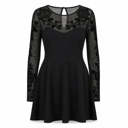 Motel Womens Black   Fit & Flare  Size S