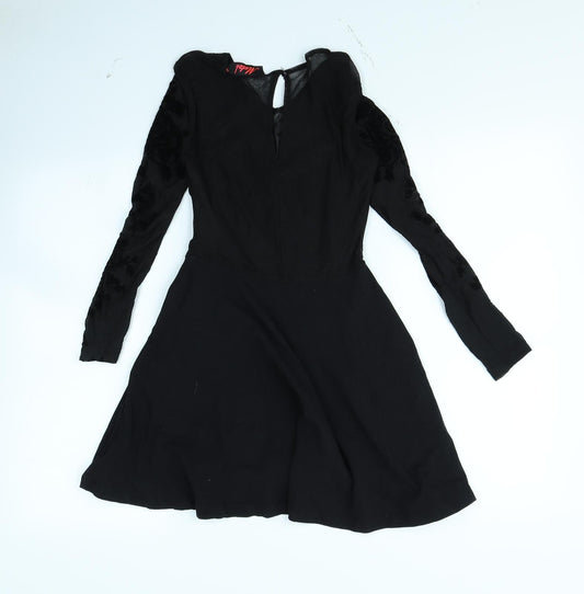 Motel Womens Black   Fit & Flare  Size S