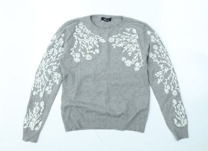 Kaleidoscope Womens Grey   Pullover Jumper Size 10