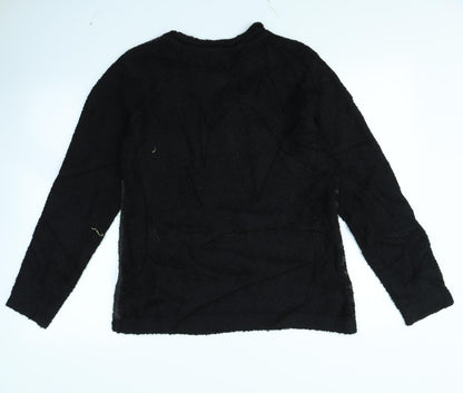 Casamia Womens Black Pullover Jumper Size M