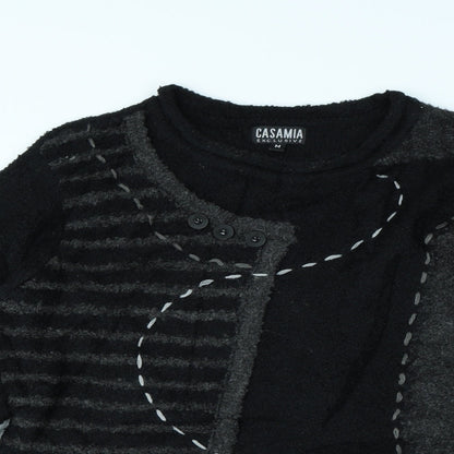 Casamia Womens Black Pullover Jumper Size M