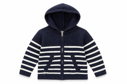 Hublot Girls Black Striped  Jacket  Size 3 Years