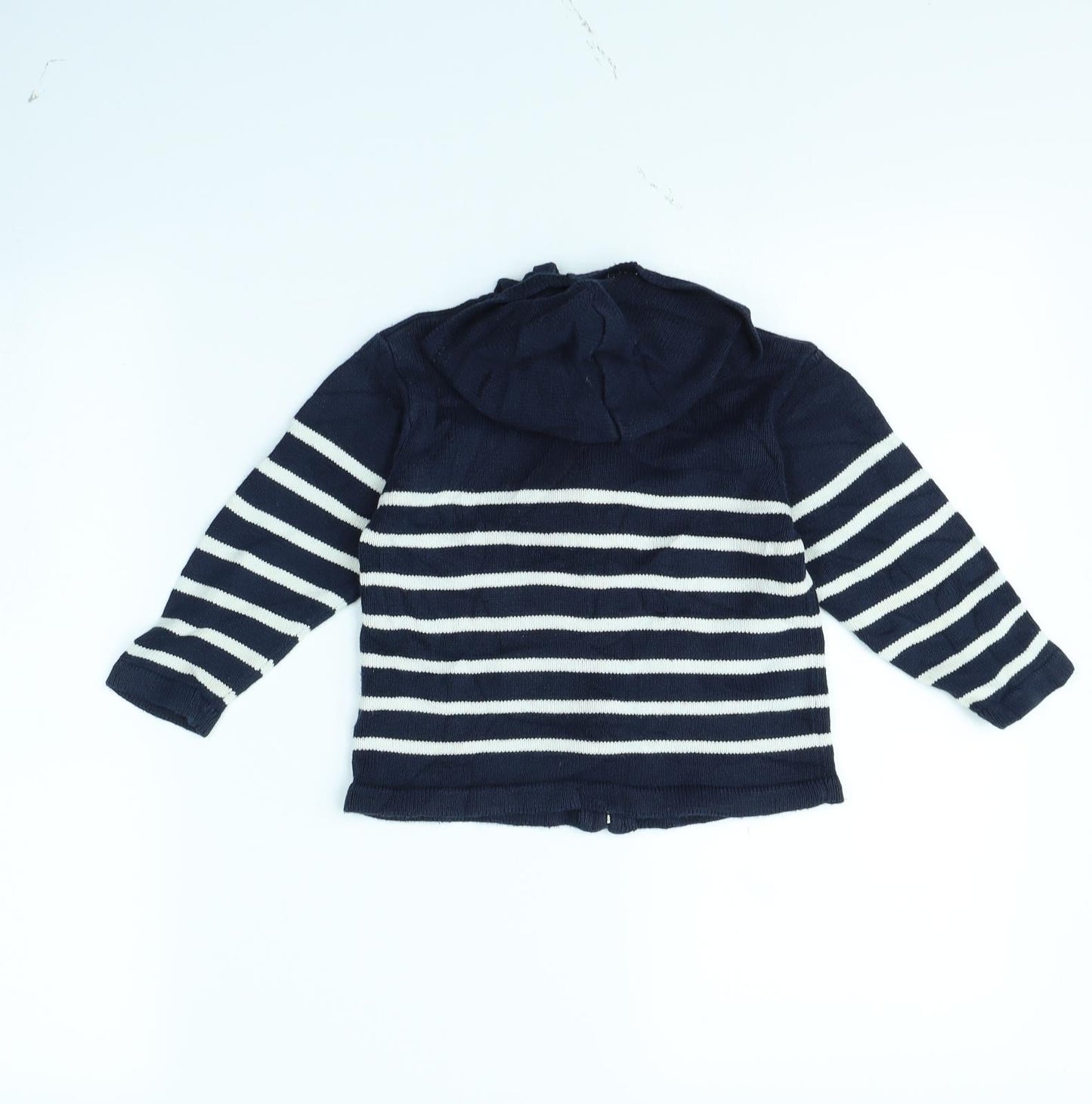 Hublot Girls Black Striped  Jacket  Size 3 Years