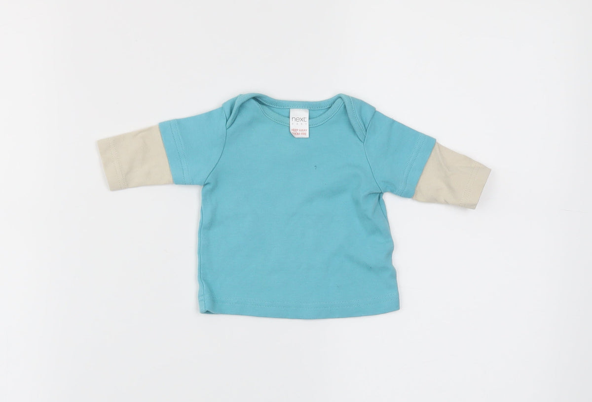 Next Boys Blue   Basic T-Shirt Size Newborn
