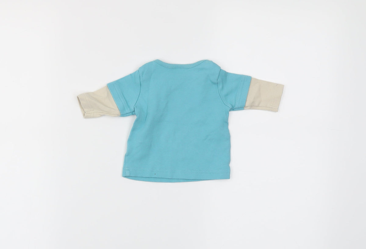 Next Boys Blue   Basic T-Shirt Size Newborn