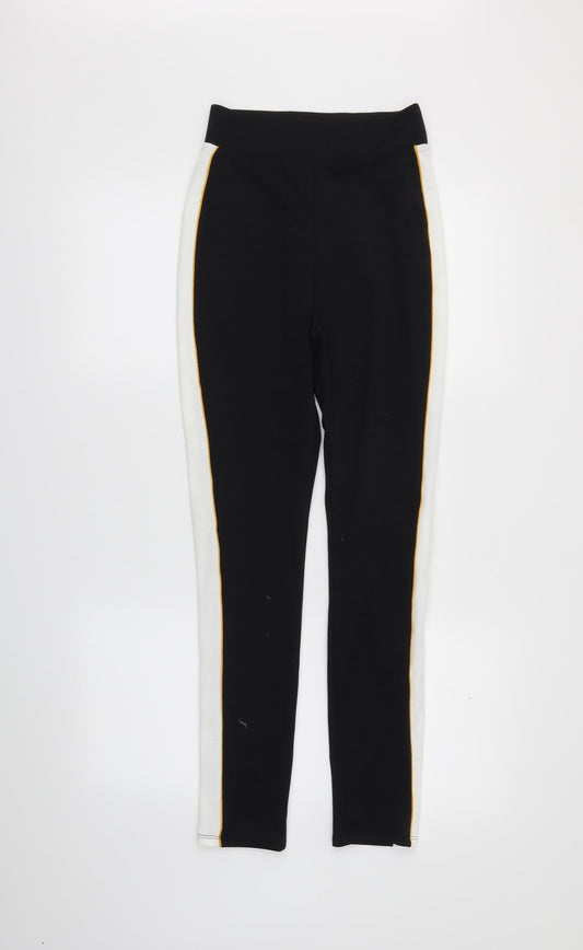 Primark Womens Black   Sweatpants Trousers Size 2XS L28 in