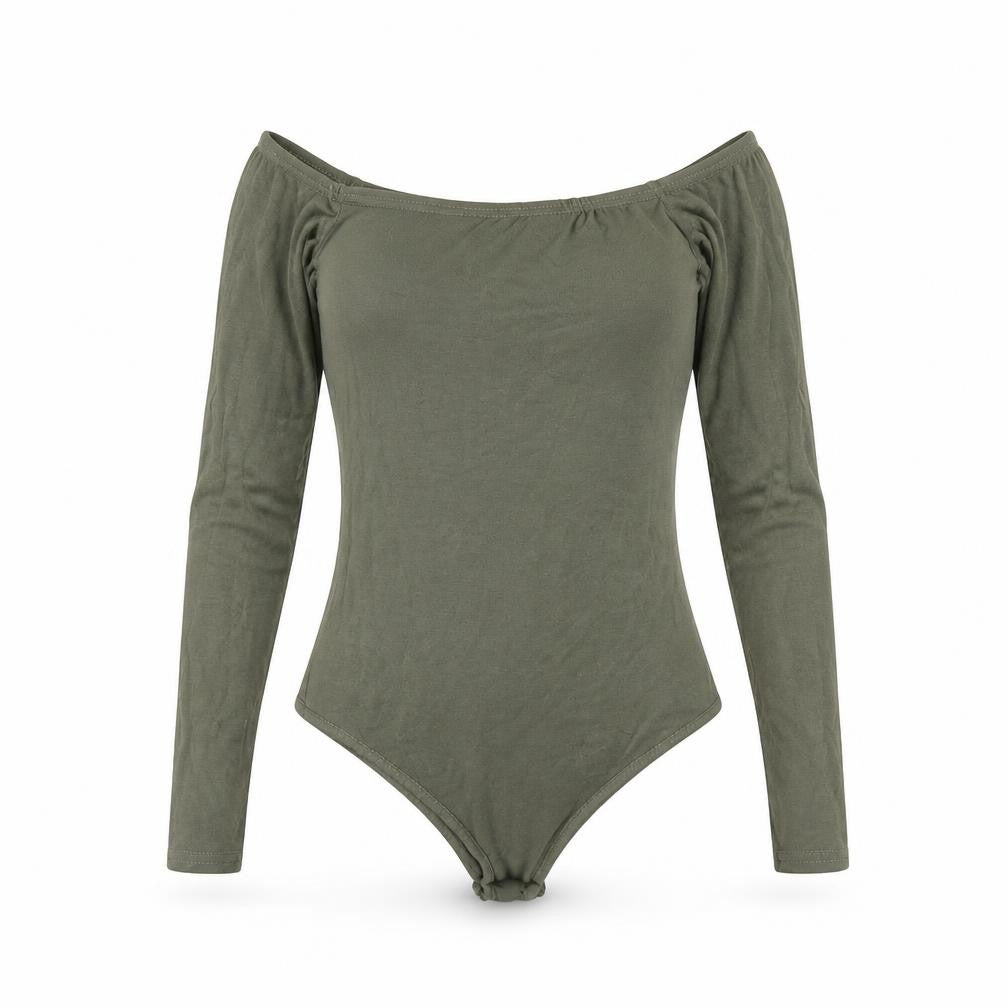 Womens UK Size 8 PRETTYLITTLETHING One-Piece Green Bodysuit