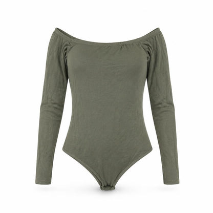 Womens UK Size 8 PRETTYLITTLETHING One-Piece Green Bodysuit