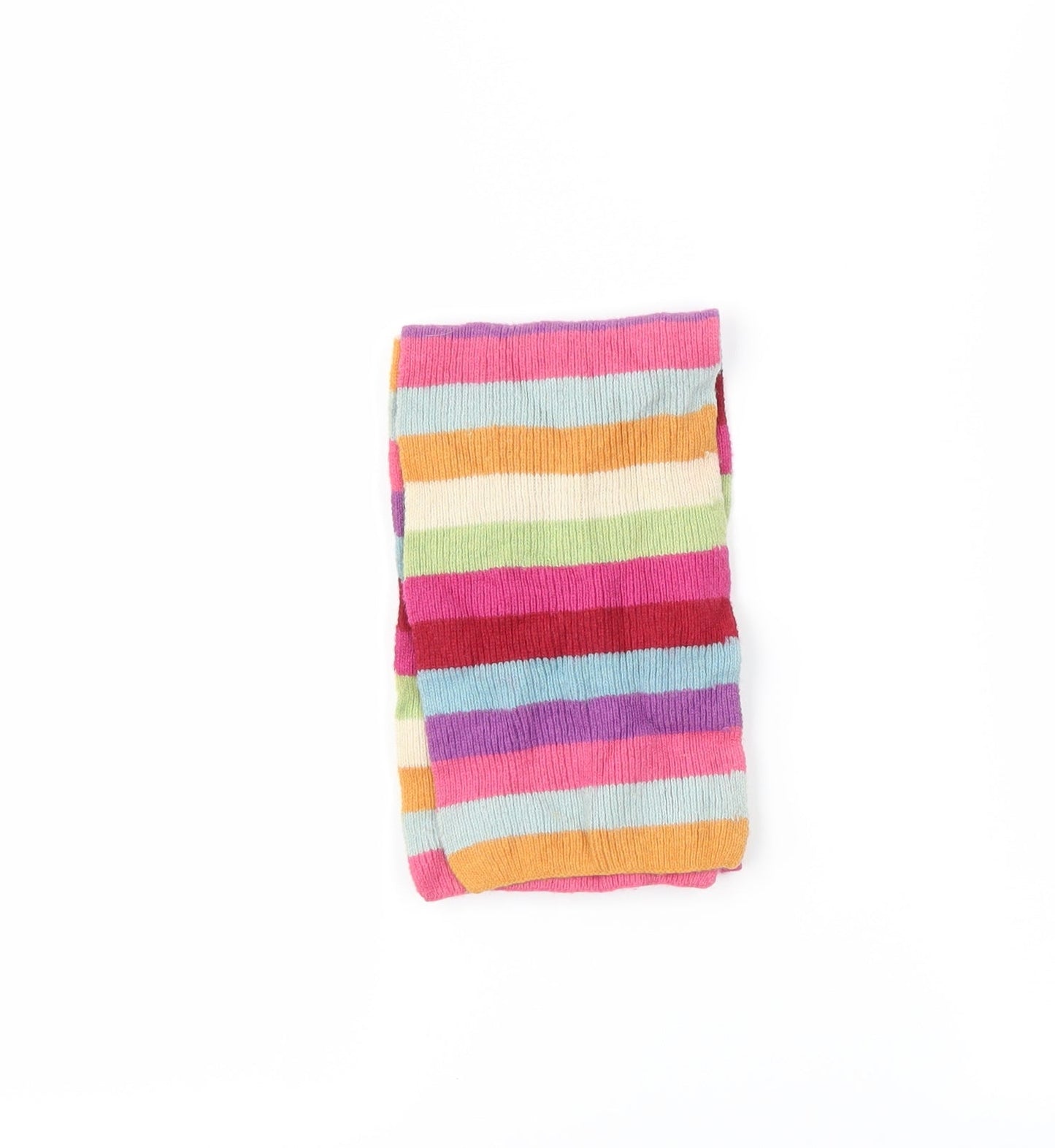 Preworn Girls Pink Striped  Scarf Scarves & Wraps One Size