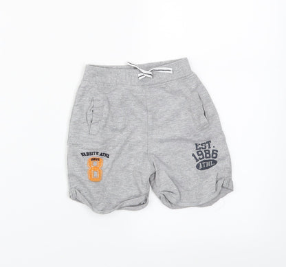 Preworn Boys Grey   Cropped Trousers Size 9-12 Months