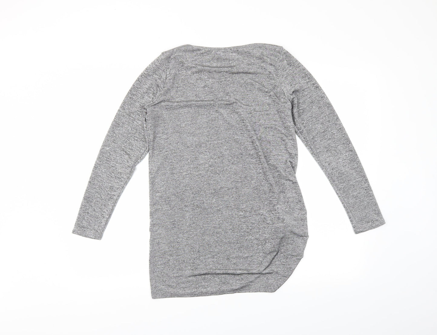 Womens UK Size 12 Dorothy Perkins Grey Basic Blouse