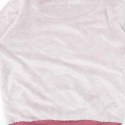 Disney Womens Pink Solid  Capri Pyjama Top Size XS  - disney