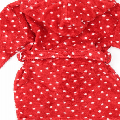 NEXT Girls Red Polka Dot  Capri Robe Size 2-3 Years