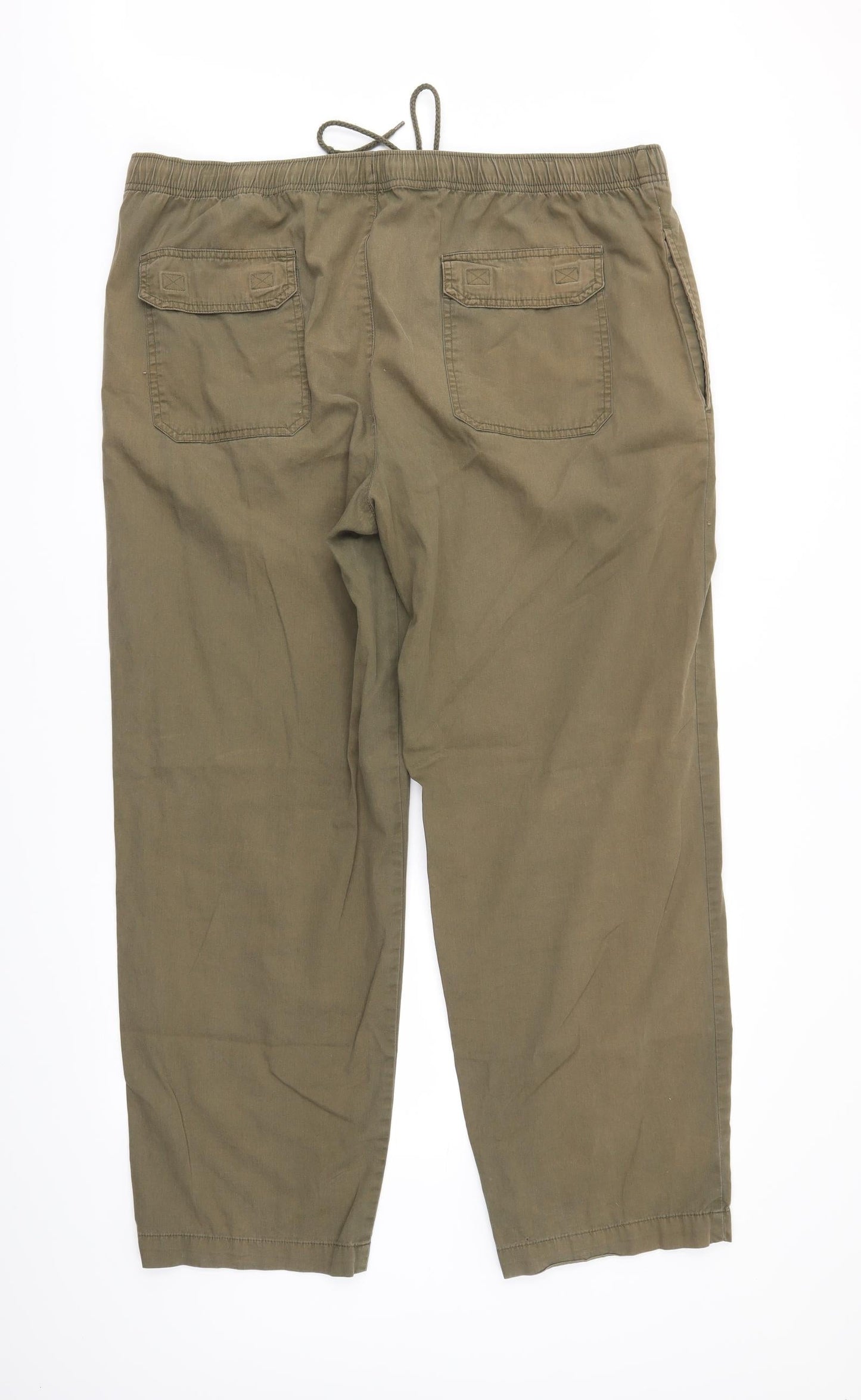 Womens UK Size L BHS Regular Fit Chino Brown Trousers