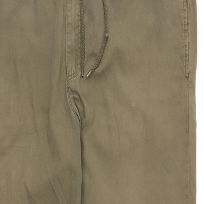 Womens UK Size L BHS Regular Fit Chino Brown Trousers