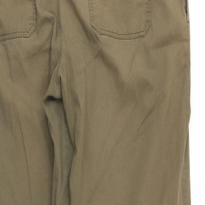 Womens UK Size L BHS Regular Fit Chino Brown Trousers