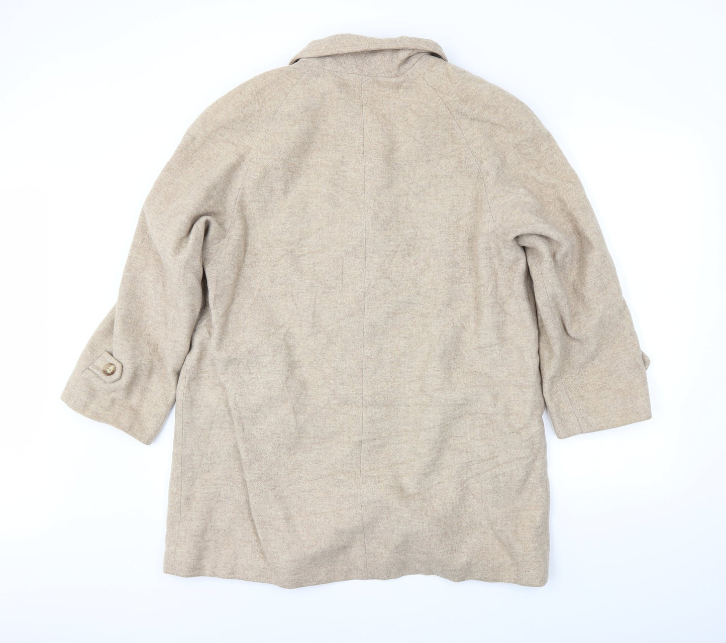 Womens UK Size 14 Bonmarché Beige Overcoat