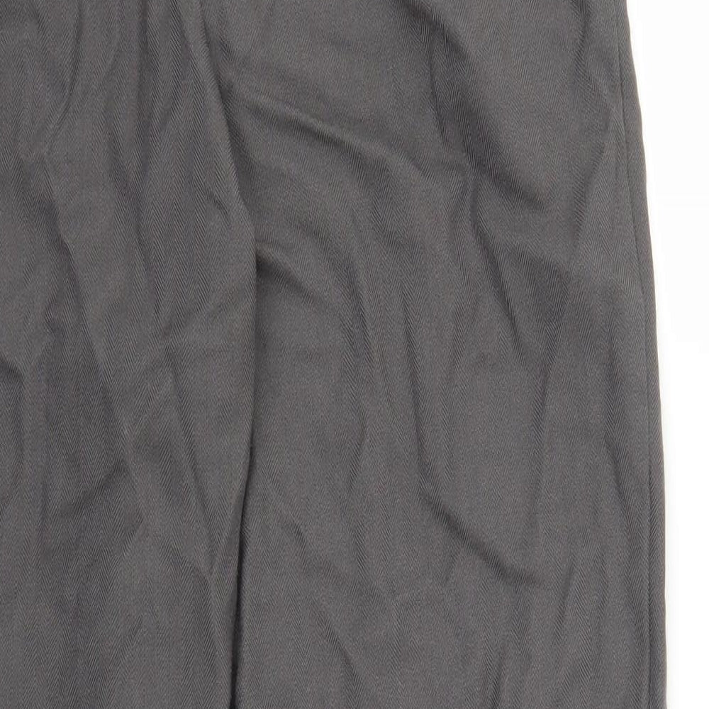 Womens UK Size 10 Marks and Spencer Regular Fit  Grey Trousers