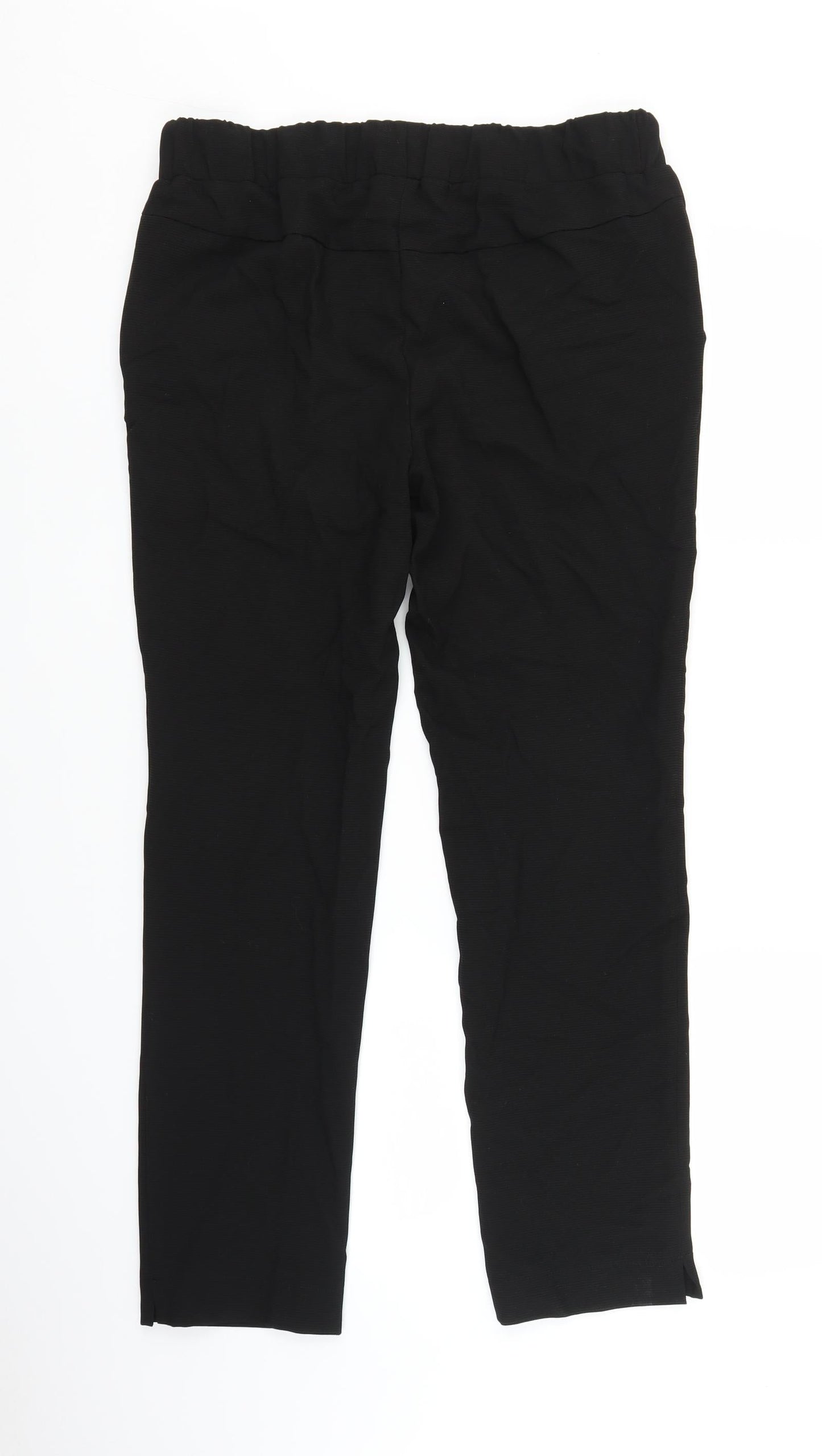 TU Womens Black   Trousers  Size 14 L28 in