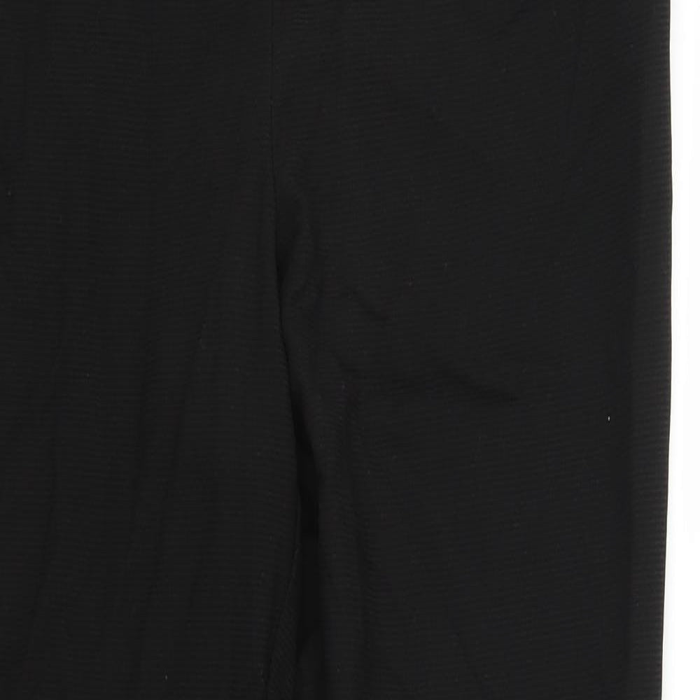 TU Womens Black   Trousers  Size 14 L28 in