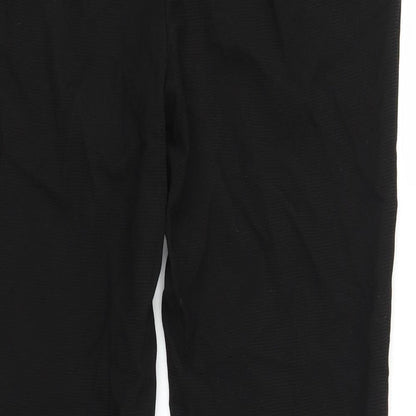 TU Womens Black   Trousers  Size 14 L28 in