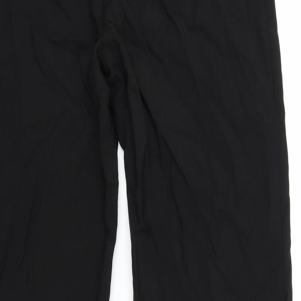 Womens UK Size 12 Dorothy Perkins Regular Fit  Black Trousers