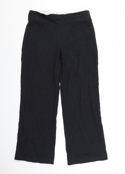 Marks and Spencer Womens Black   Trousers  Size 12 L28 in