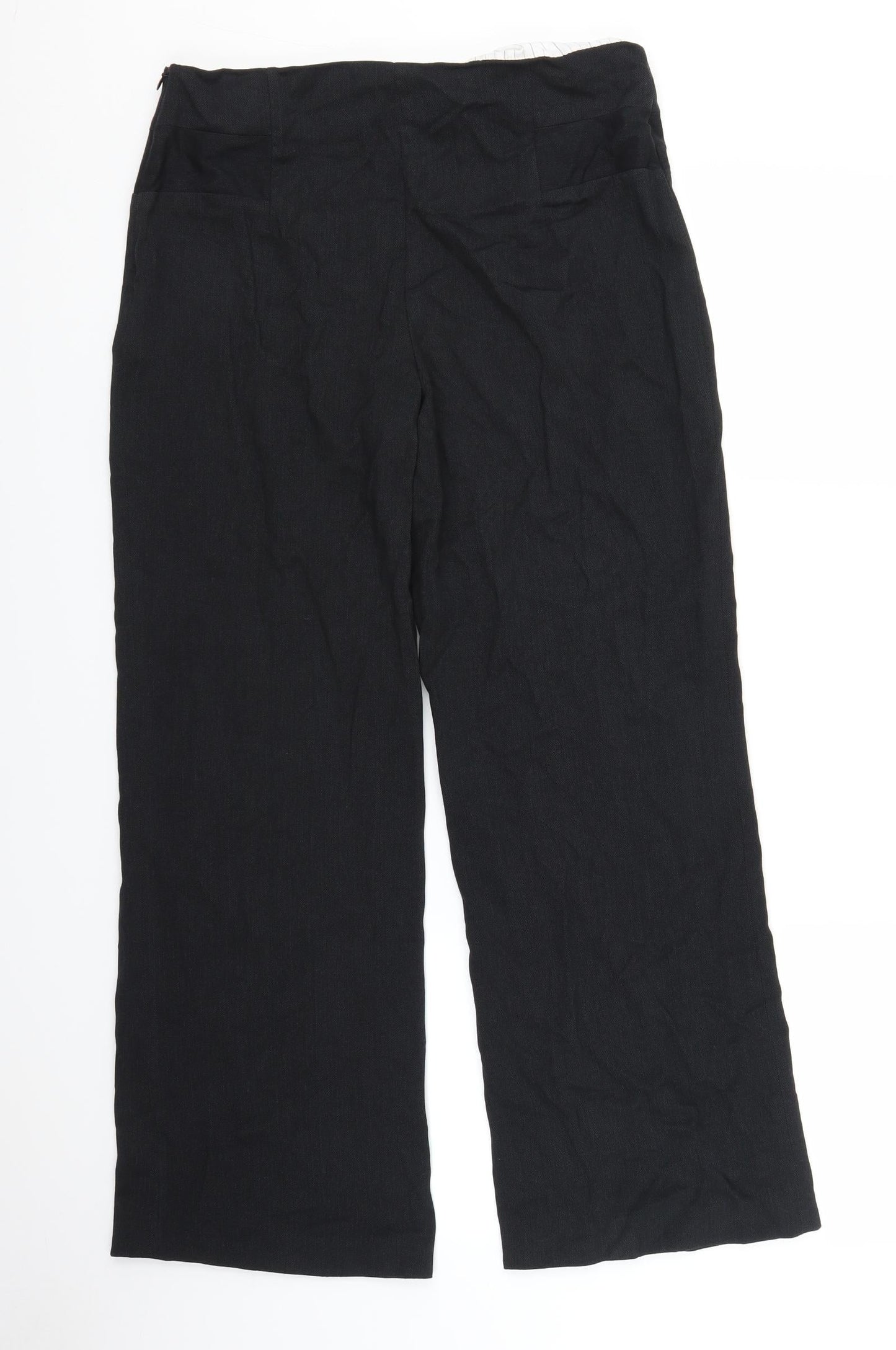 Marks and Spencer Womens Black   Trousers  Size 12 L28 in