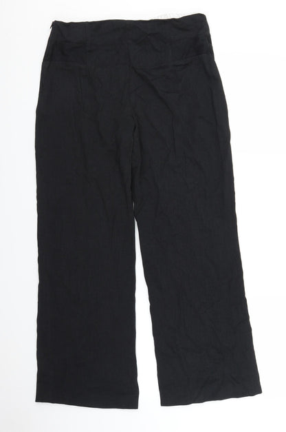 Marks and Spencer Womens Black   Trousers  Size 12 L28 in