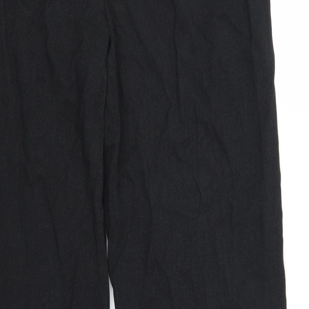Marks and Spencer Womens Black   Trousers  Size 12 L28 in