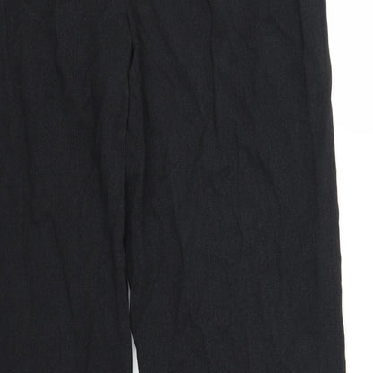 Marks and Spencer Womens Black   Trousers  Size 12 L28 in