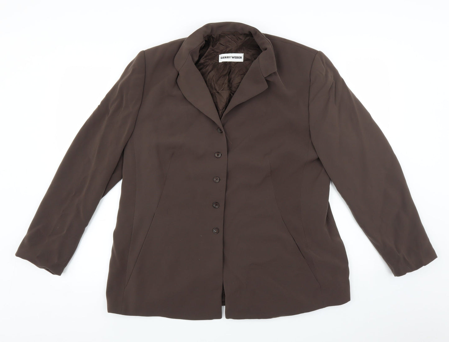 Womens UK Size 44 Gerry Weber Brown Jacket